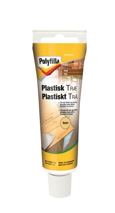 Polyfilla plastisk træ natur 50 ml